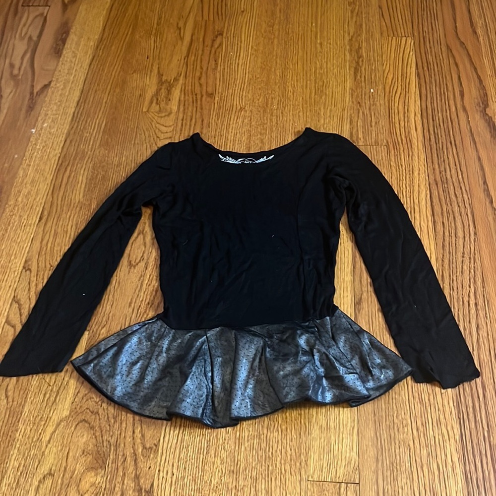 So Nikki Girl’s Black Long Sleeve Shirt Size 6